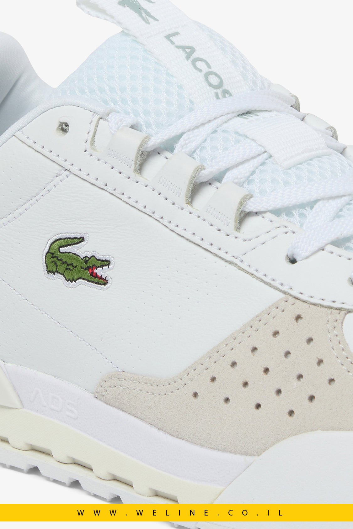 נעלי סניקרס גברים Lacoste Slam Break Leather - WELINE.CO.IL