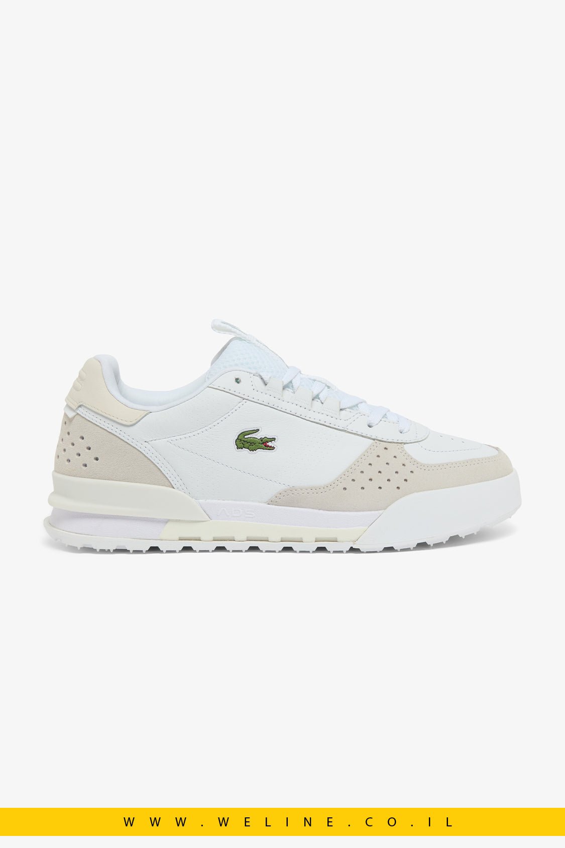 נעלי סניקרס גברים Lacoste Slam Break Leather - WELINE.CO.IL
