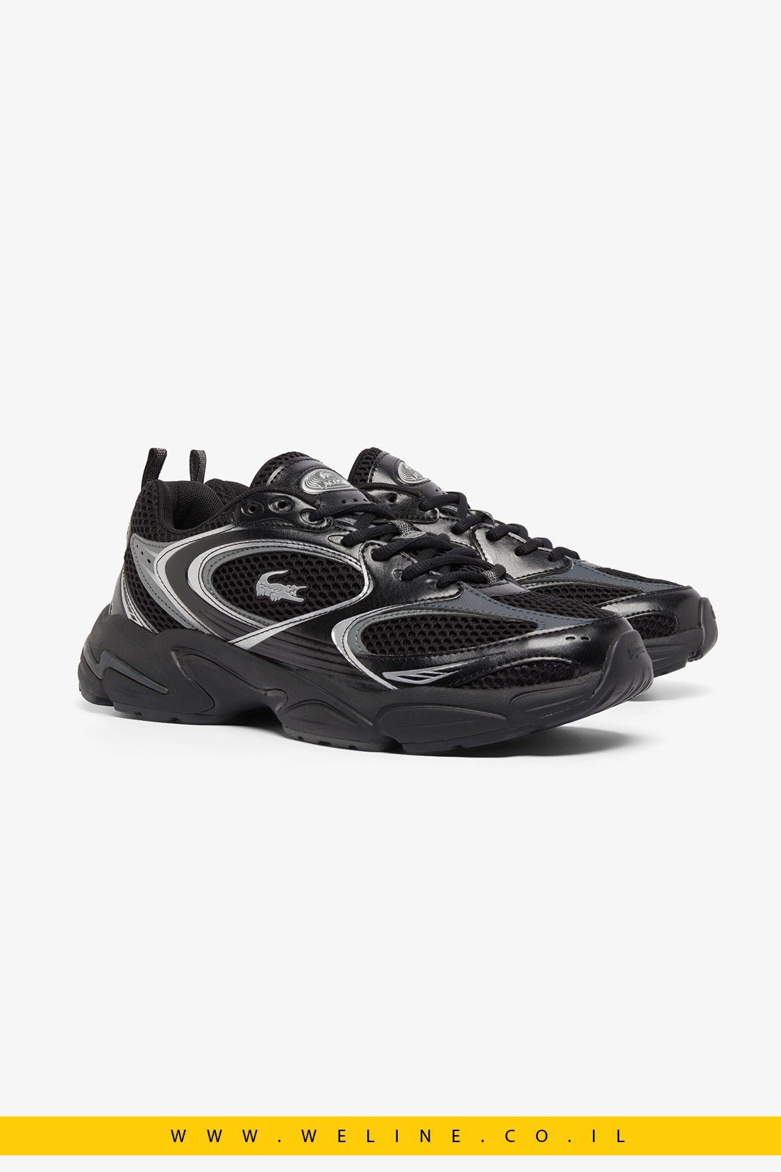 LACOSTE – Storm 96 2K Sneakers נעלי סניקרס לגברים | השראה משנות ה - 2000 - WELINE.CO.IL
