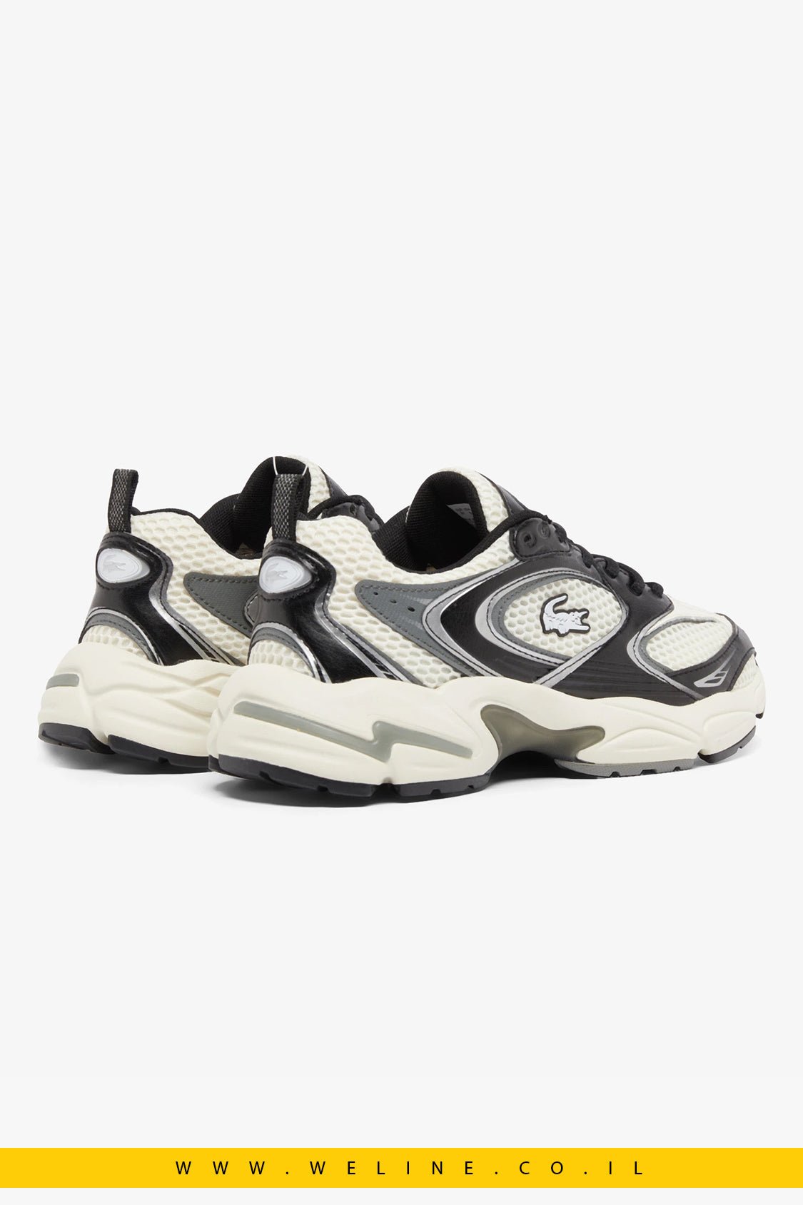 סניקרס בז’ נשים Lacoste STORM 96 - WELINE.CO.IL