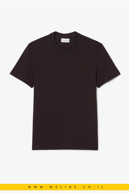 חולצת פולו Lacoste Stretch Piqué Regular Fit - WELINE.CO.IL