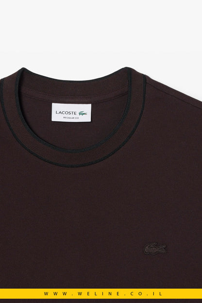 חולצת פולו Lacoste Stretch Piqué Regular Fit - WELINE.CO.IL
