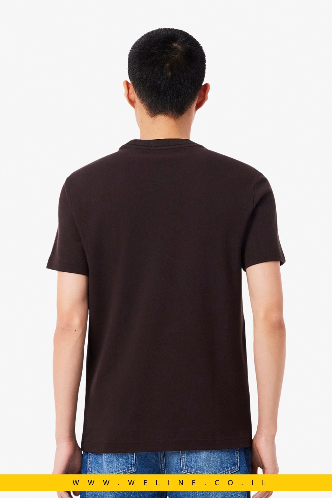 חולצת פולו Lacoste Stretch Piqué Regular Fit - WELINE.CO.IL