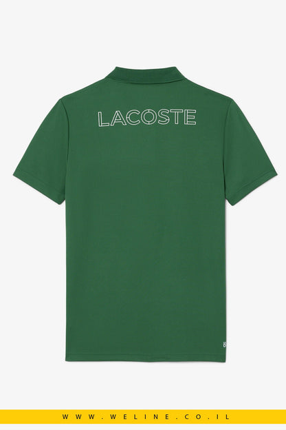 חולצת פולו ספורט Lacoste Ultra Dry Print Regular Fit - WELINE.CO.IL