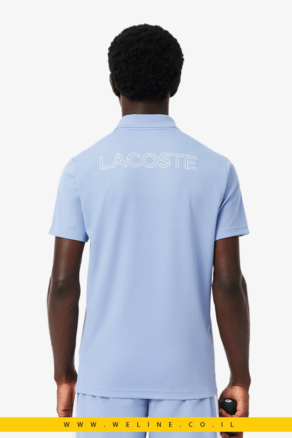 חולצת פולו ספורט Lacoste Ultra Dry Print Regular Fit - WELINE.CO.IL