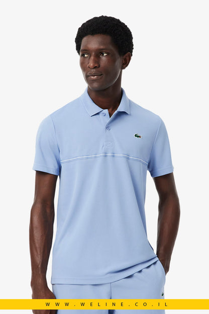 חולצת פולו ספורט Lacoste Ultra Dry Print Regular Fit - WELINE.CO.IL