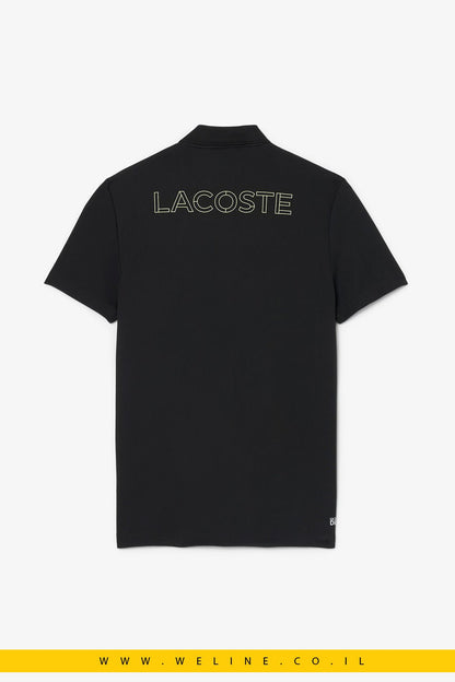 חולצת פולו ספורט Lacoste Ultra Dry Print Regular Fit - WELINE.CO.IL