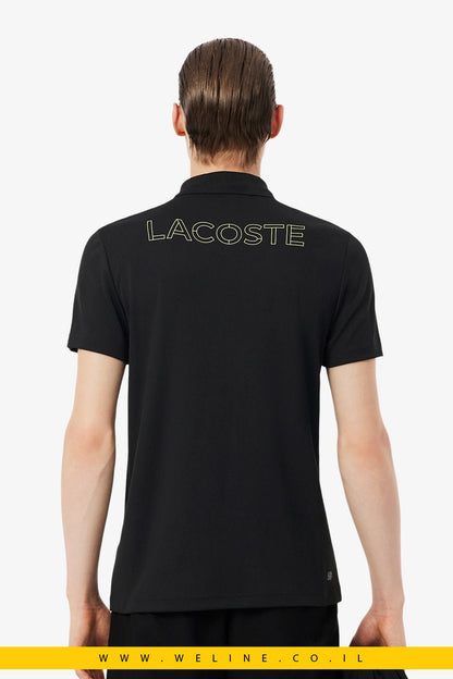 חולצת פולו ספורט Lacoste Ultra Dry Print Regular Fit - WELINE.CO.IL