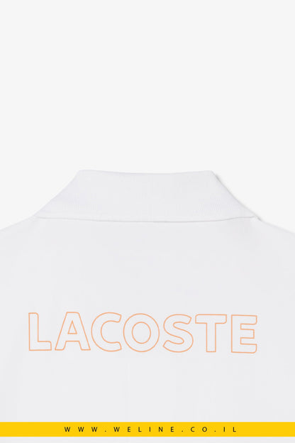 חולצת פולו ספורט Lacoste Ultra Dry Trim Accent Regular Fit - WELINE.CO.IL