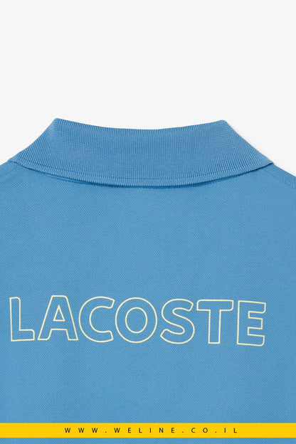 חולצת פולו ספורט Lacoste Ultra Dry Trim Accent Regular Fit - WELINE.CO.IL