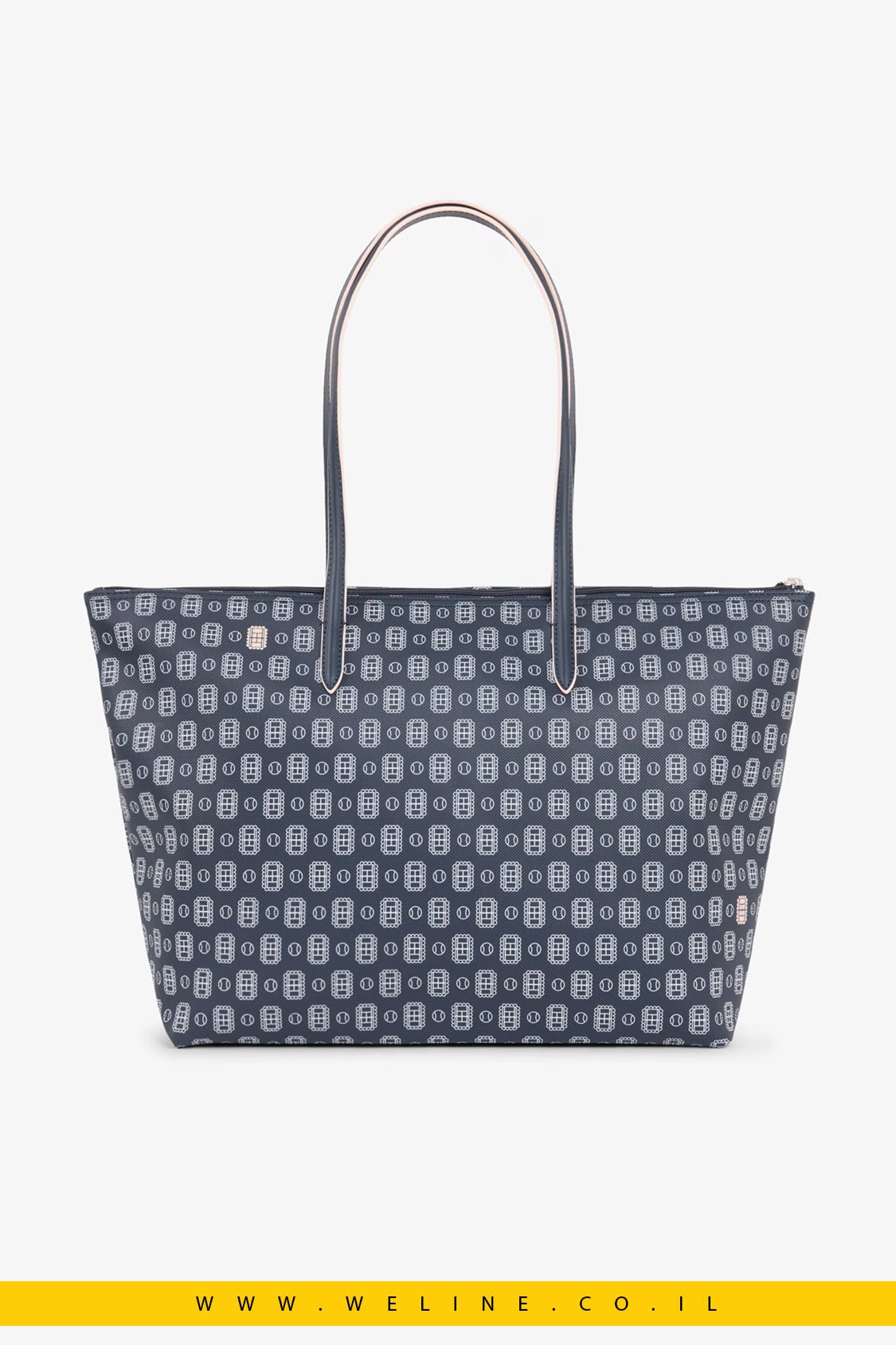 Large L.12.12 Concept Print Tote תיק גדול - WELINE.CO.IL