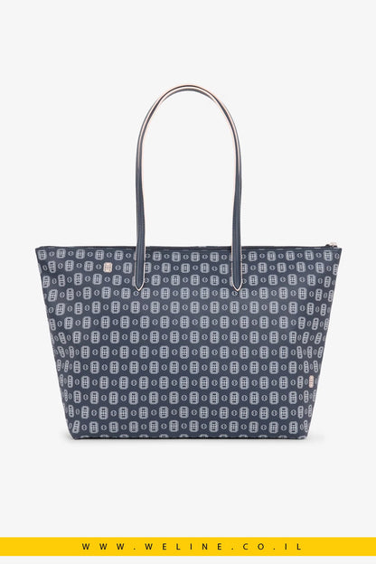 Large L.12.12 Concept Print Tote תיק גדול - WELINE.CO.IL