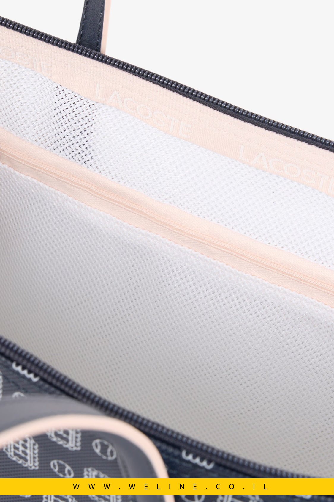 Large L.12.12 Concept Print Tote תיק גדול - WELINE.CO.IL
