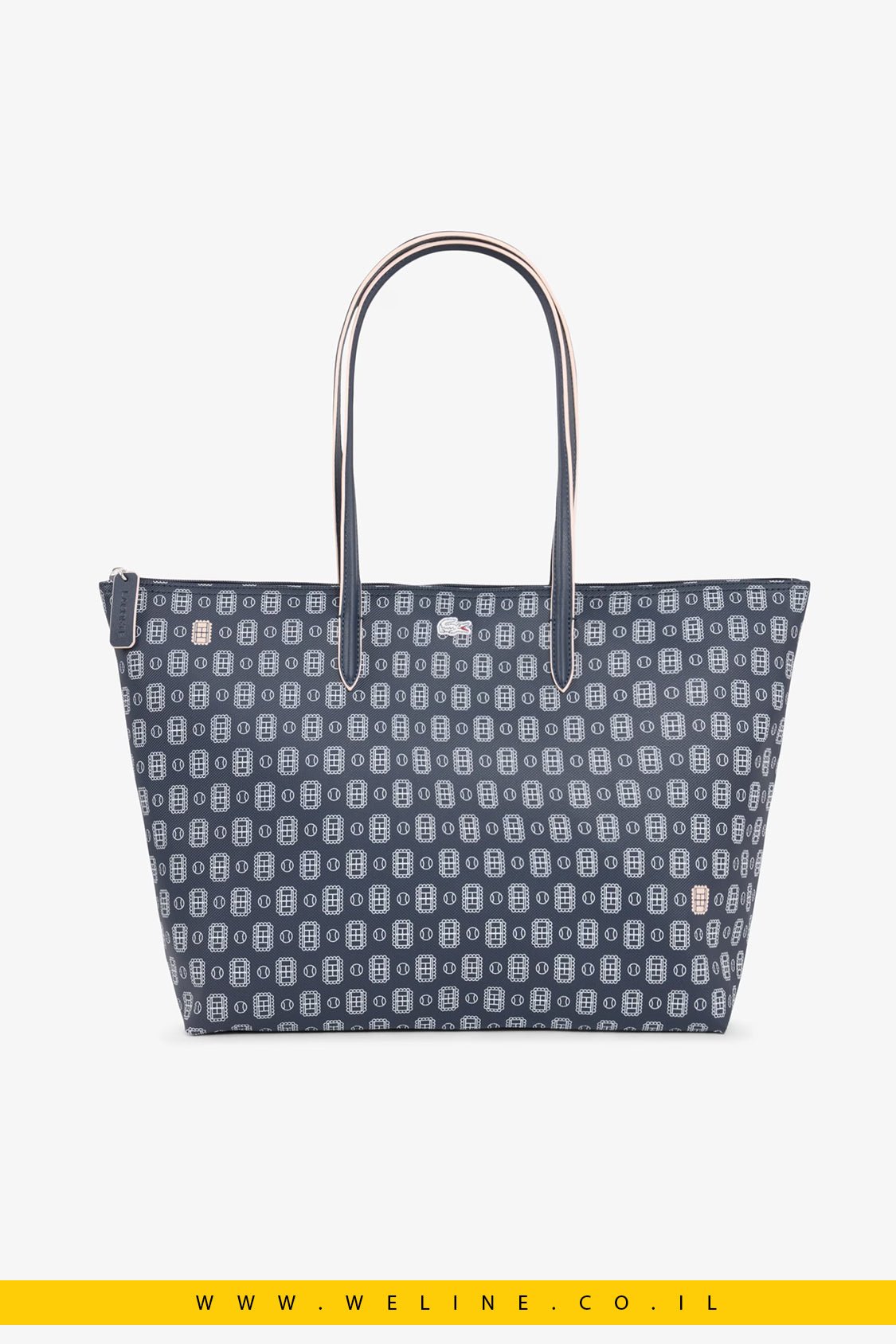 Large L.12.12 Concept Print Tote תיק גדול - WELINE.CO.IL