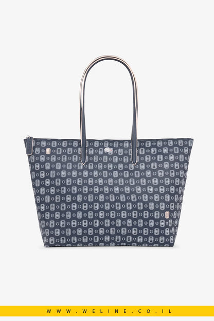 Large L.12.12 Concept Print Tote תיק גדול - WELINE.CO.IL