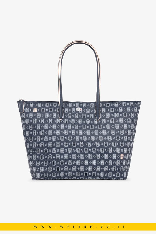 Large L.12.12 Concept Print Tote תיק גדול - WELINE.CO.IL
