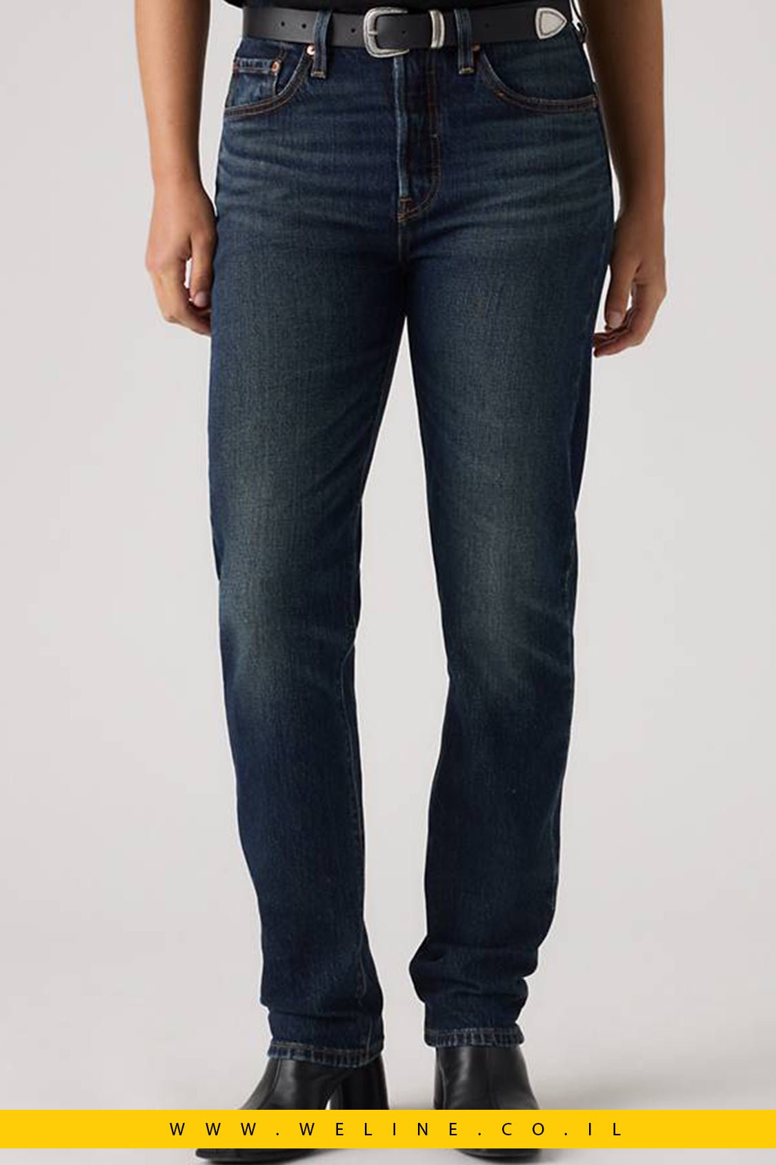 ג'ינס נשים Levi's® 501® Dark Wash - WELINE.CO.IL