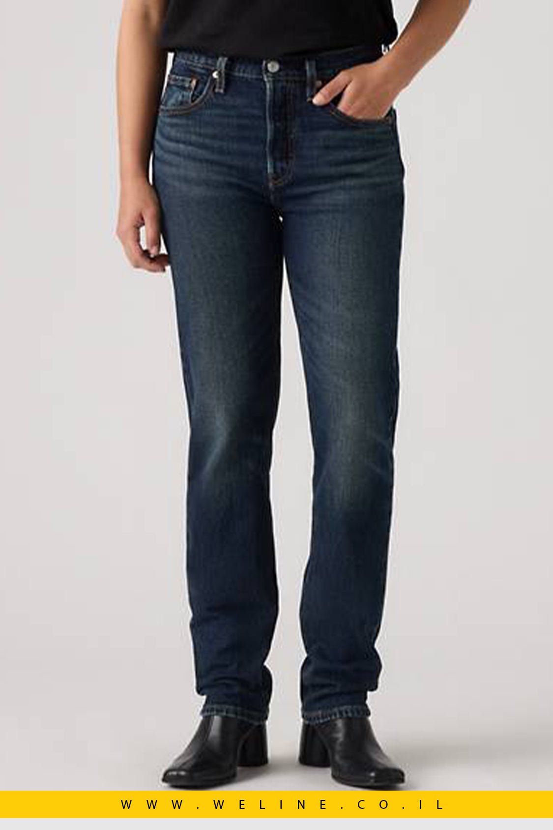 ג'ינס נשים Levi's® 501® Dark Wash - WELINE.CO.IL