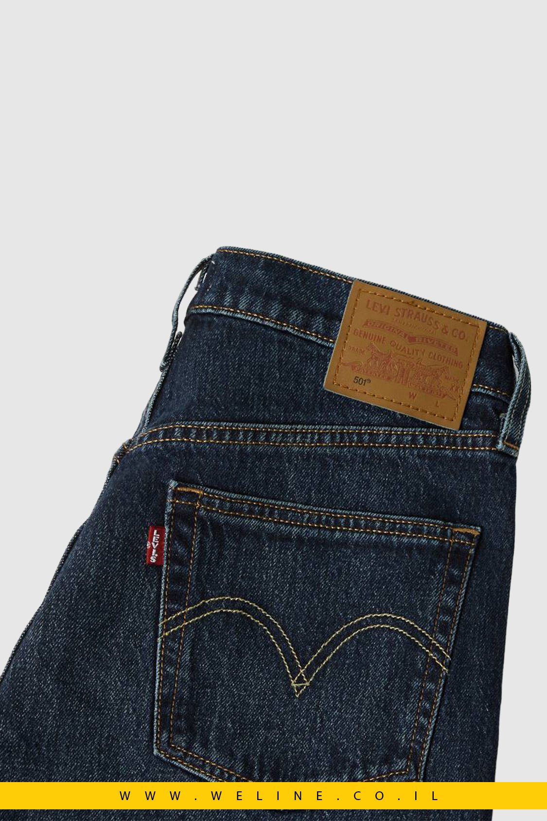 ג'ינס נשים Levi's® 501® Dark Wash - WELINE.CO.IL