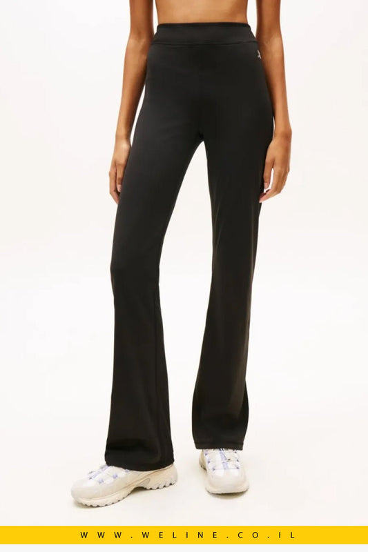 טייץ Logo Slim Kick Flare Leggings – Tommy Jeans | צבע שחור - WELINE.CO.IL