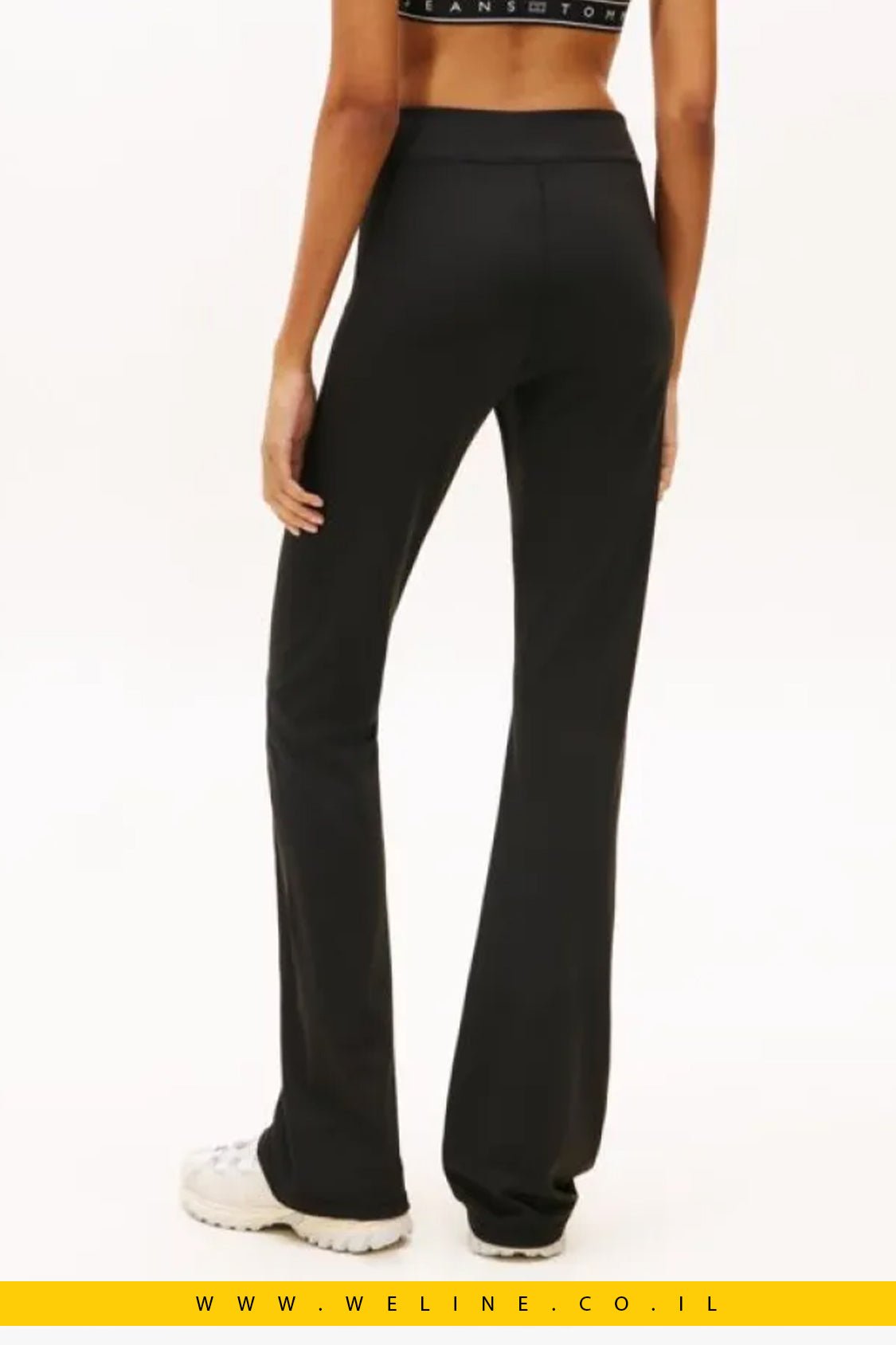 טייץ Logo Slim Kick Flare Leggings – Tommy Jeans | צבע שחור - WELINE.CO.IL