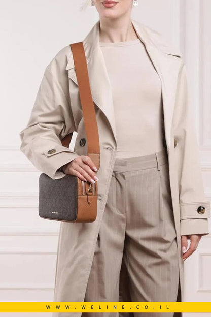 תיק קרוסבודי Michael Kors Bryant Medium Signature Logo Camera - WELINE.CO.IL