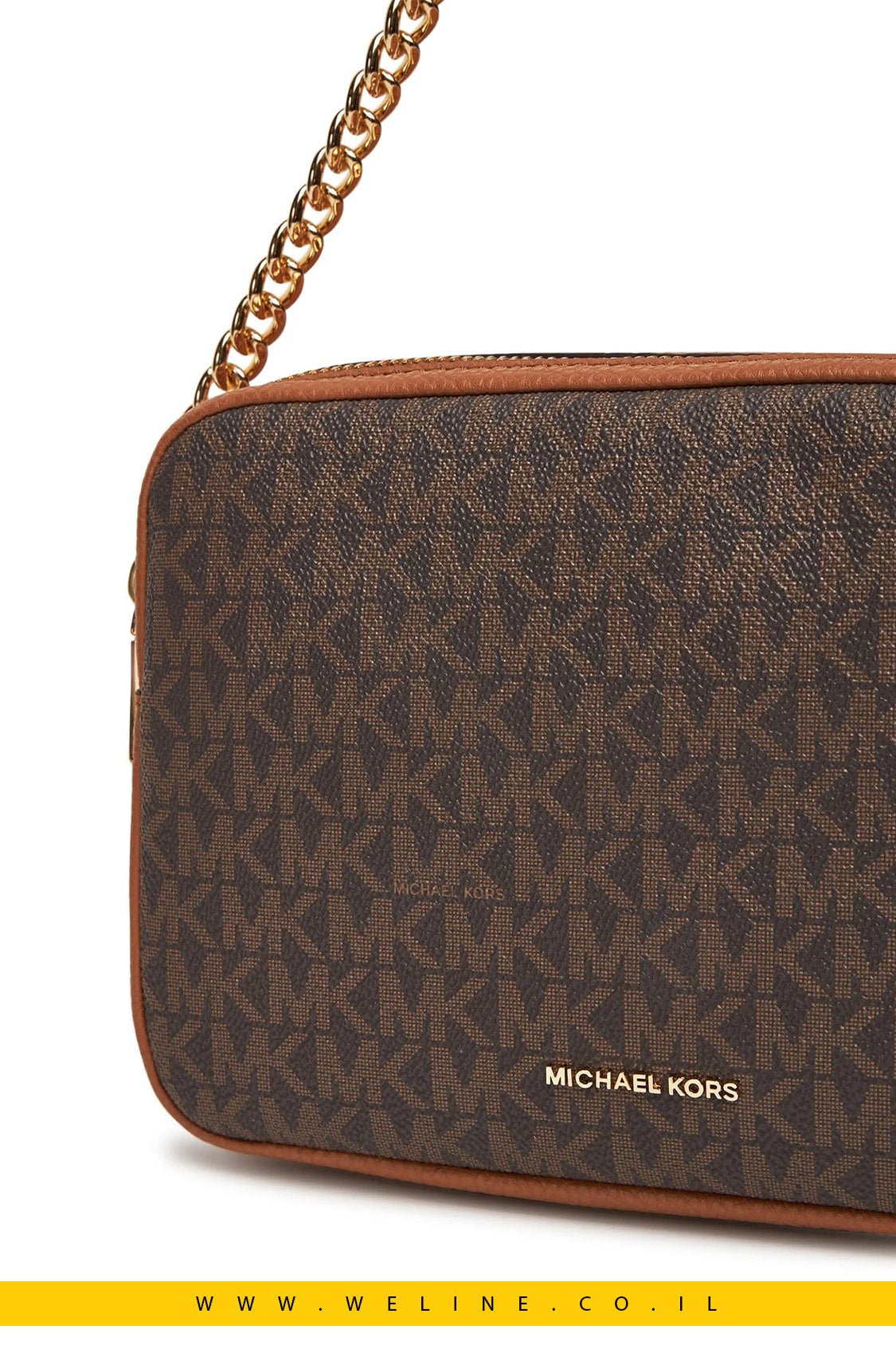 תיק קרוסבודי Michael Kors Bryant Medium Signature Logo Camera - WELINE.CO.IL