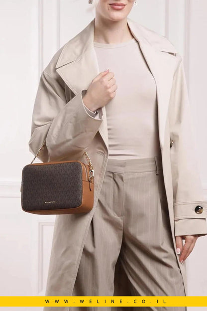 תיק קרוסבודי Michael Kors Bryant Medium Signature Logo Camera - WELINE.CO.IL
