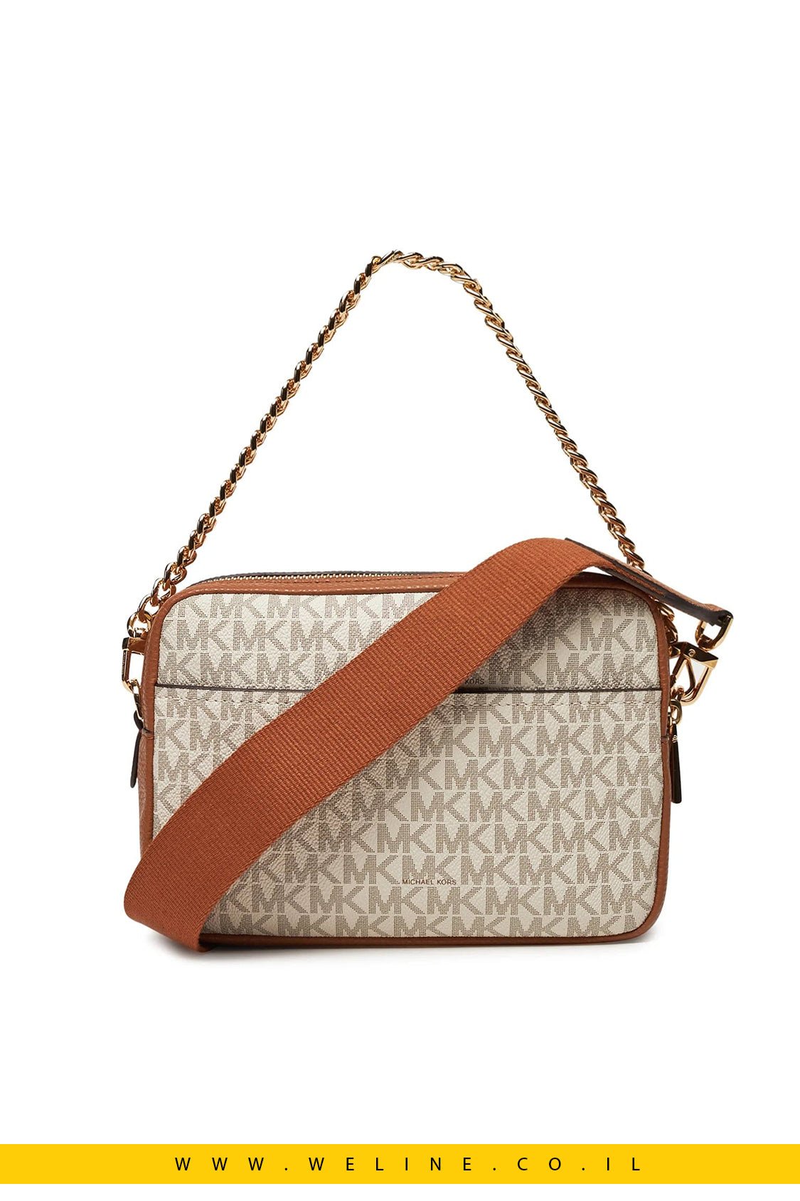 תיק קרוסבודי Michael Kors Bryant Medium Signature Logo Camera - WELINE.CO.IL