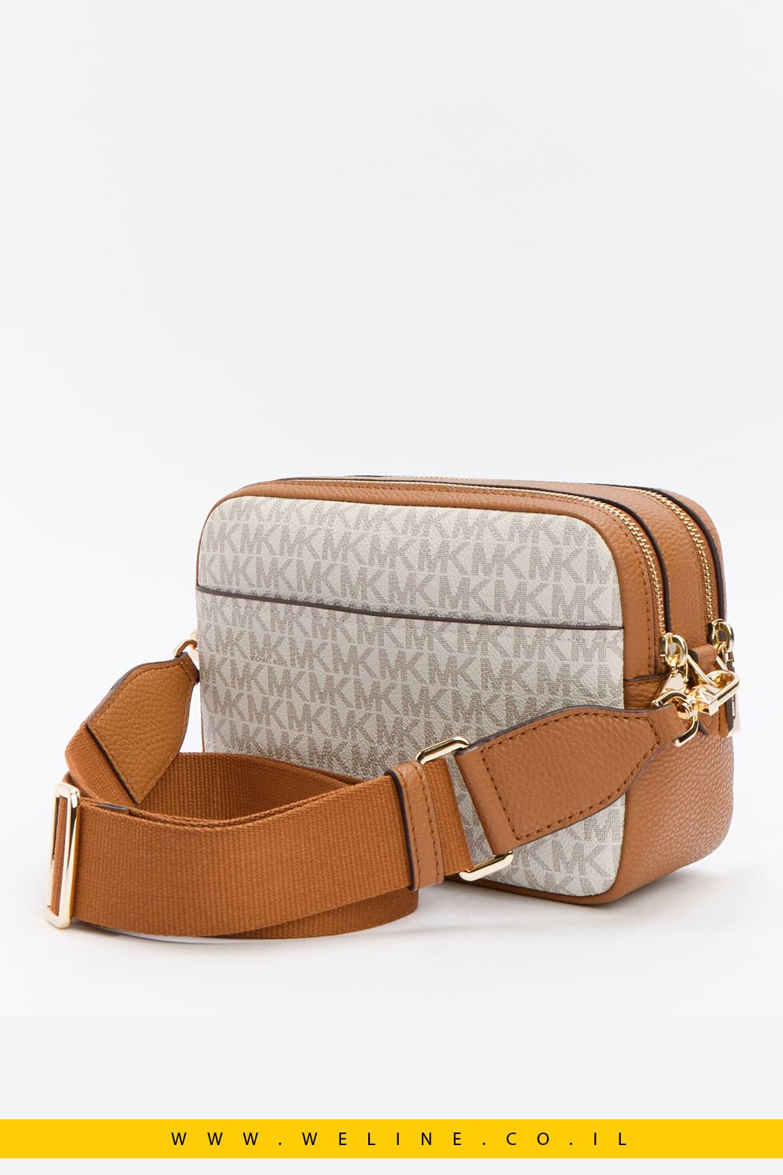 תיק קרוסבודי Michael Kors Bryant Medium Signature Logo Camera - WELINE.CO.IL