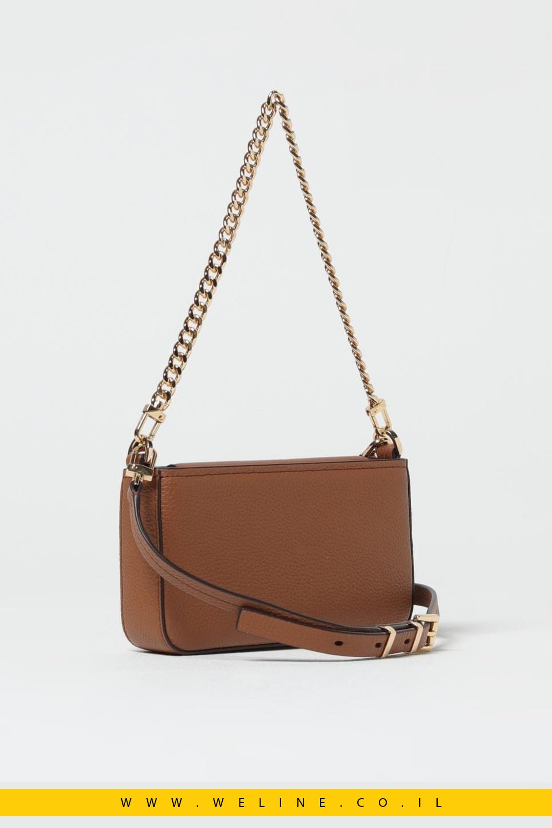 תיק כתף Michael Kors Bryant Small Convertible Pebbled Leather - WELINE.CO.IL
