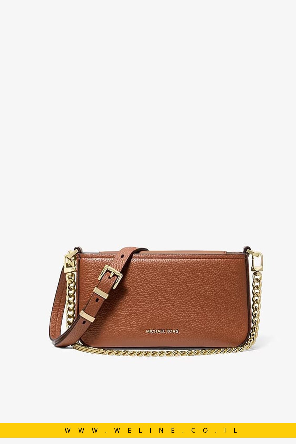 תיק כתף Michael Kors Bryant Small Convertible Pebbled Leather - WELINE.CO.IL