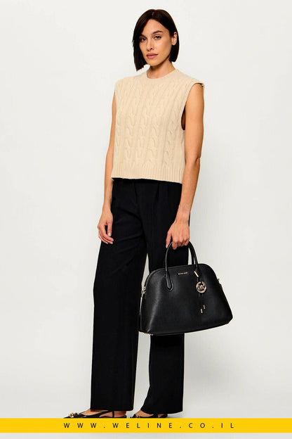 תיק יד לנשים Michael Kors Freddie Large Grained Leather - WELINE.CO.IL