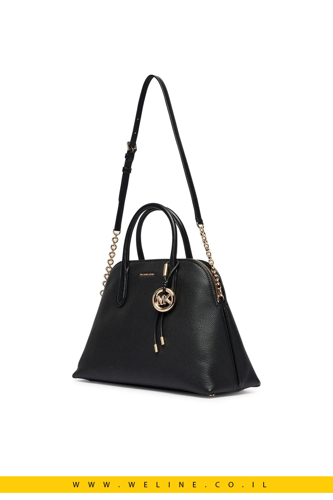 תיק יד לנשים Michael Kors Freddie Large Grained Leather - WELINE.CO.IL