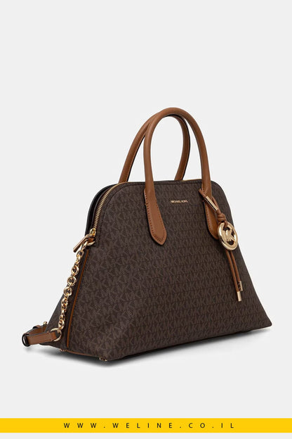 תיק יד לנשים Michael Kors Freddie Large Signature Logo Dome - WELINE.CO.IL