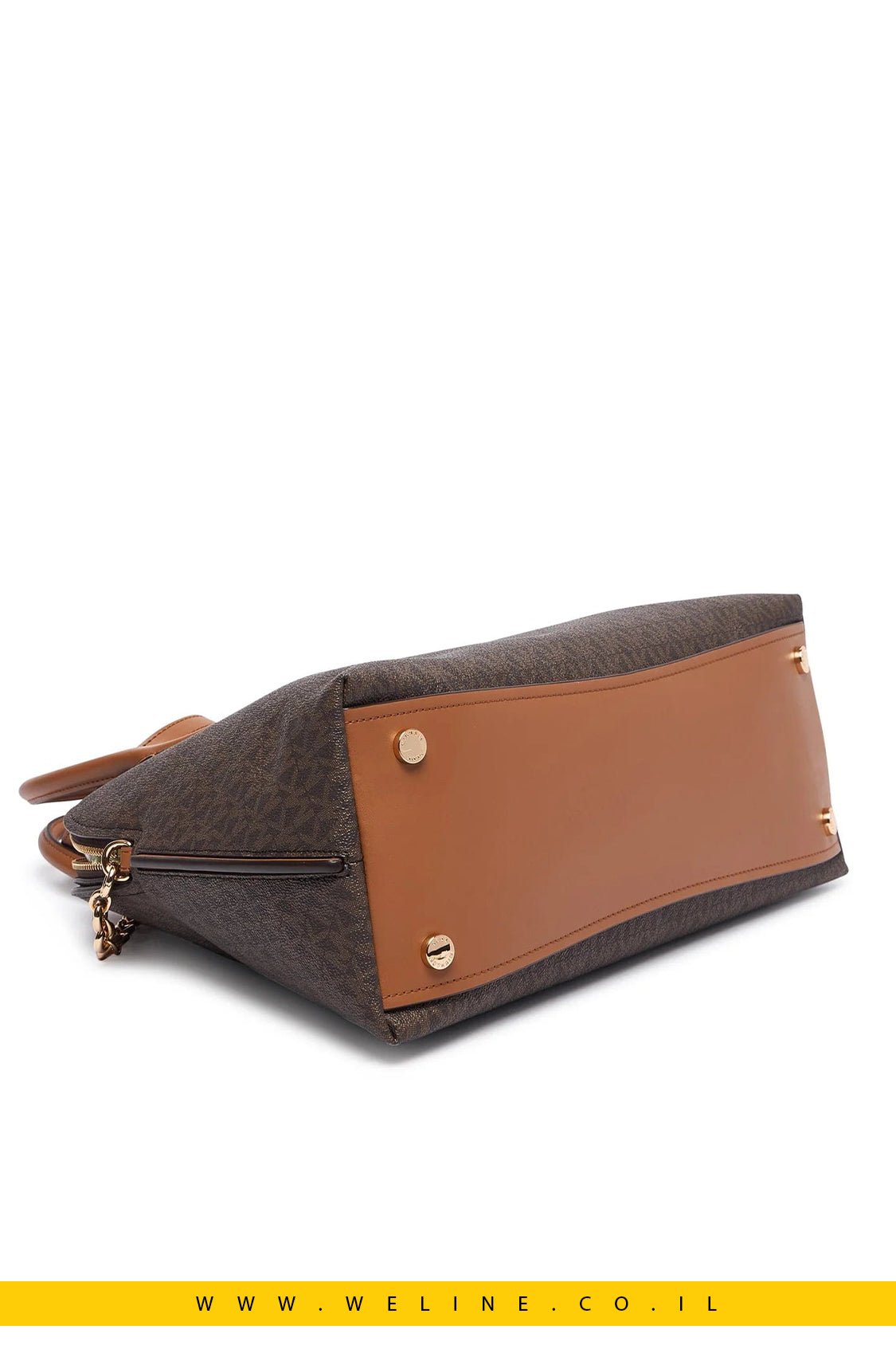 תיק יד לנשים Michael Kors Freddie Large Signature Logo Dome - WELINE.CO.IL