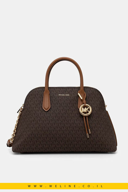 תיק יד לנשים Michael Kors Freddie Large Signature Logo Dome - WELINE.CO.IL