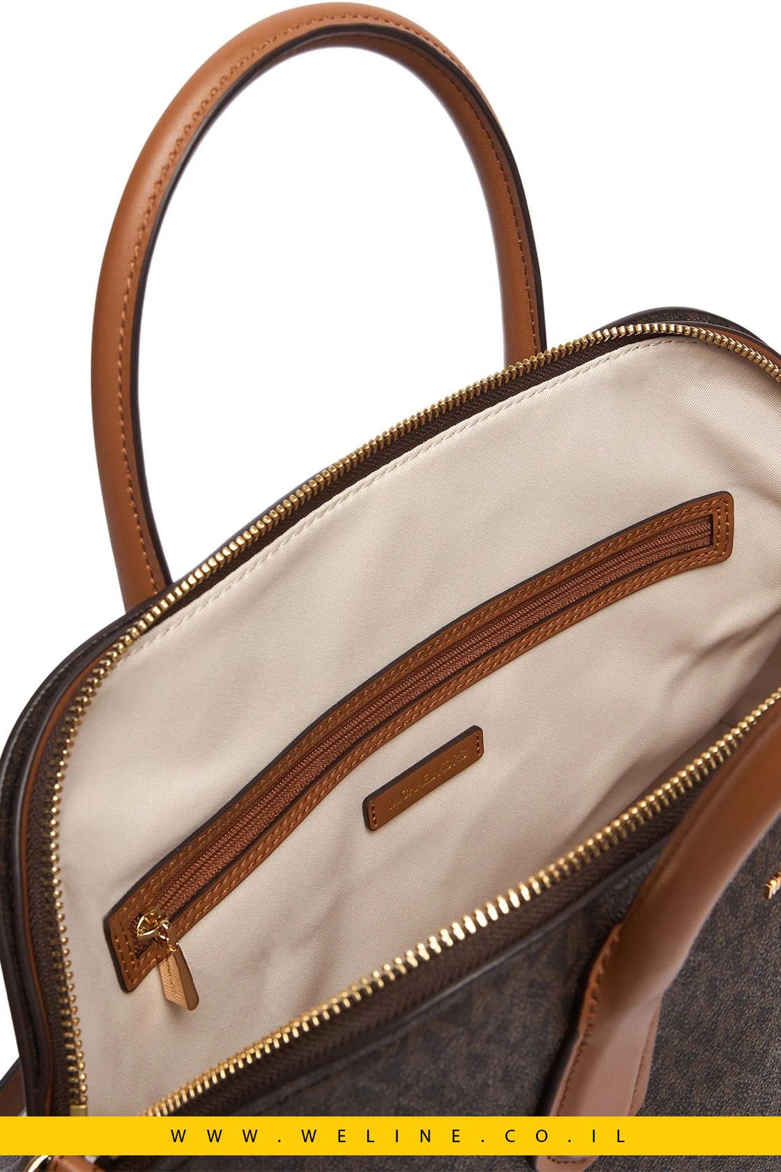 תיק יד לנשים Michael Kors Freddie Large Signature Logo Dome - WELINE.CO.IL