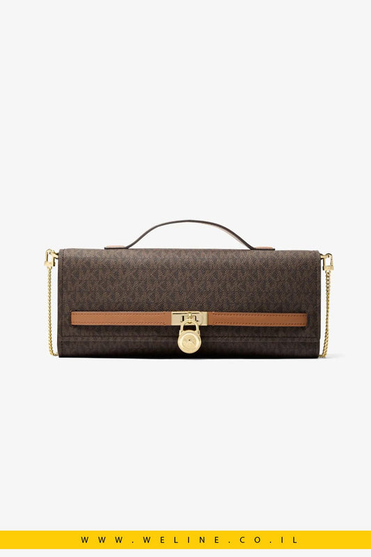 תיק קלאץ' Michael Kors Hamilton Moderne Medium Signature Logo - WELINE.CO.IL