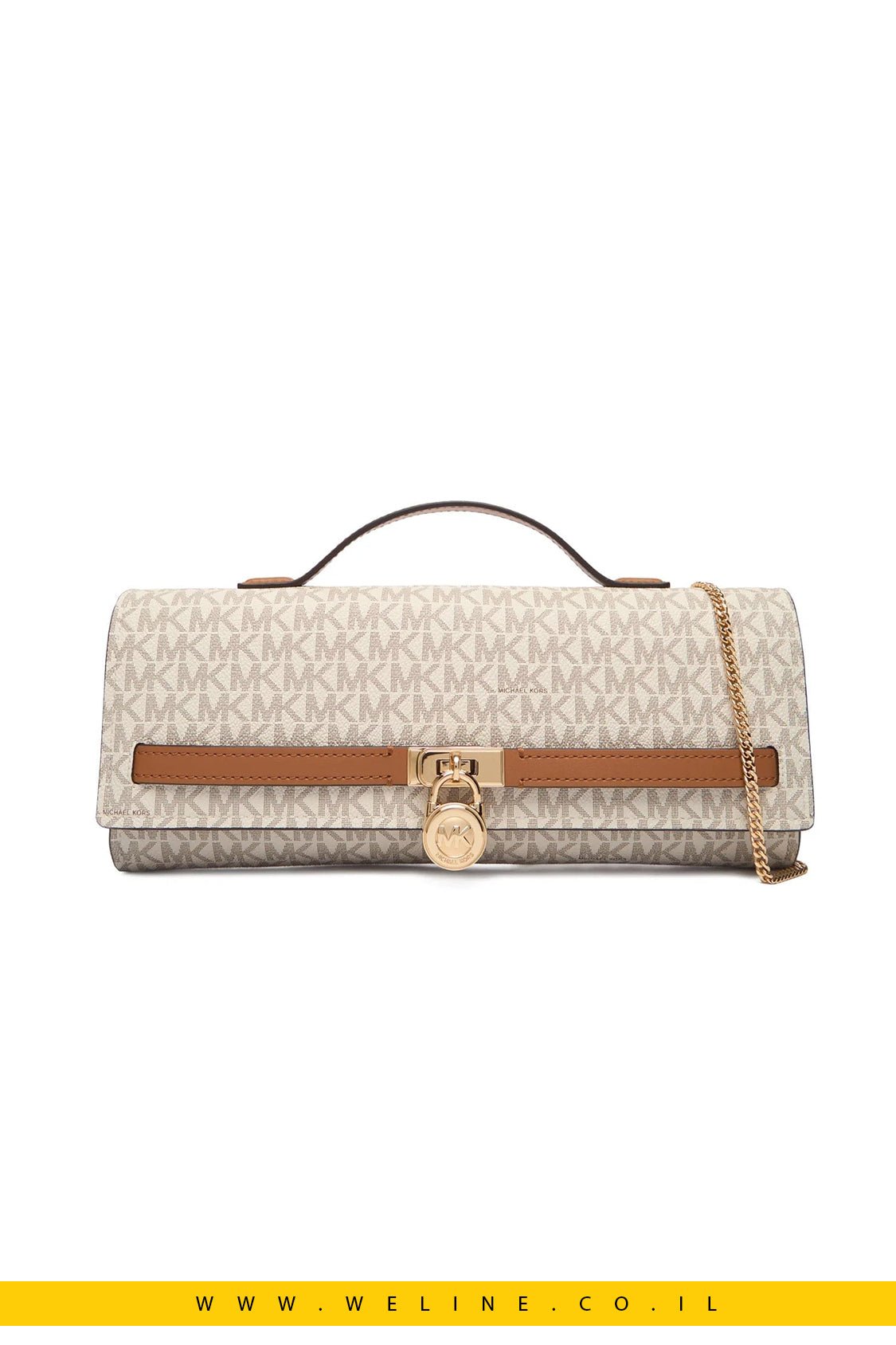 תיק קלאץ' Michael Kors Hamilton Moderne Medium Signature Logo - WELINE.CO.IL