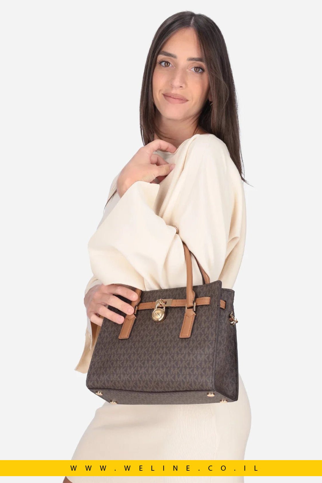 תיק יד לנשים Michael Kors Hamilton Moderne Small - WELINE.CO.IL