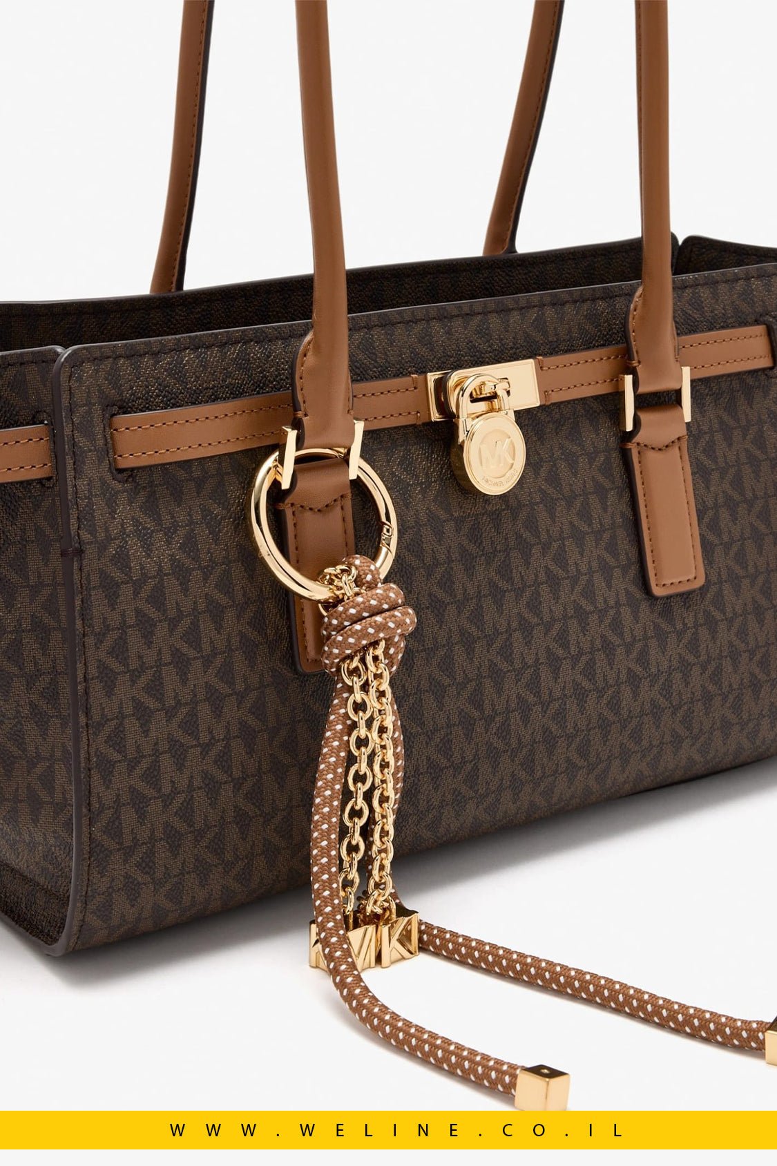 תיק נשים Michael Kors Hamilton Moderne Small EW Shoulder Tote - WELINE.CO.IL