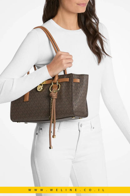 תיק נשים Michael Kors Hamilton Moderne Small EW Shoulder Tote - WELINE.CO.IL