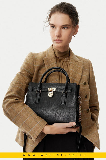 תיק יד לנשים Michael Kors Hamilton Moderne Small Grained Leather - WELINE.CO.IL