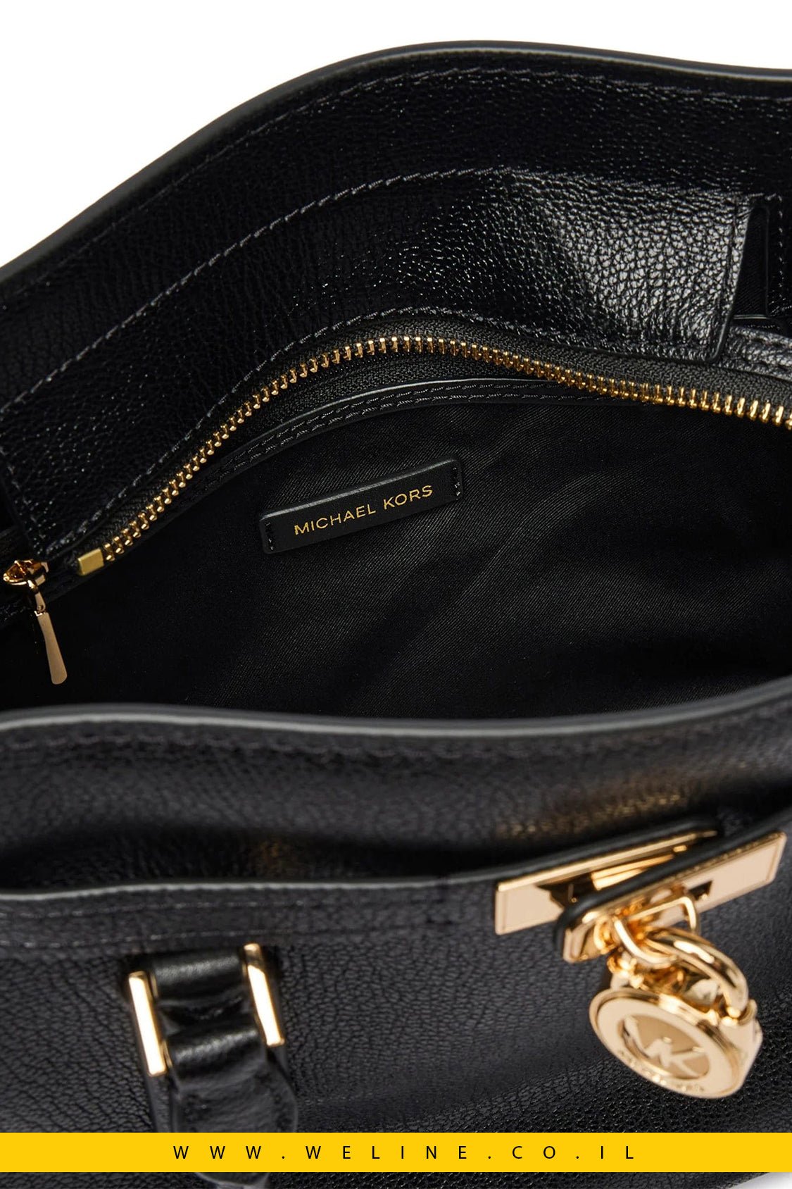 תיק יד לנשים Michael Kors Hamilton Moderne Small Grained Leather - WELINE.CO.IL
