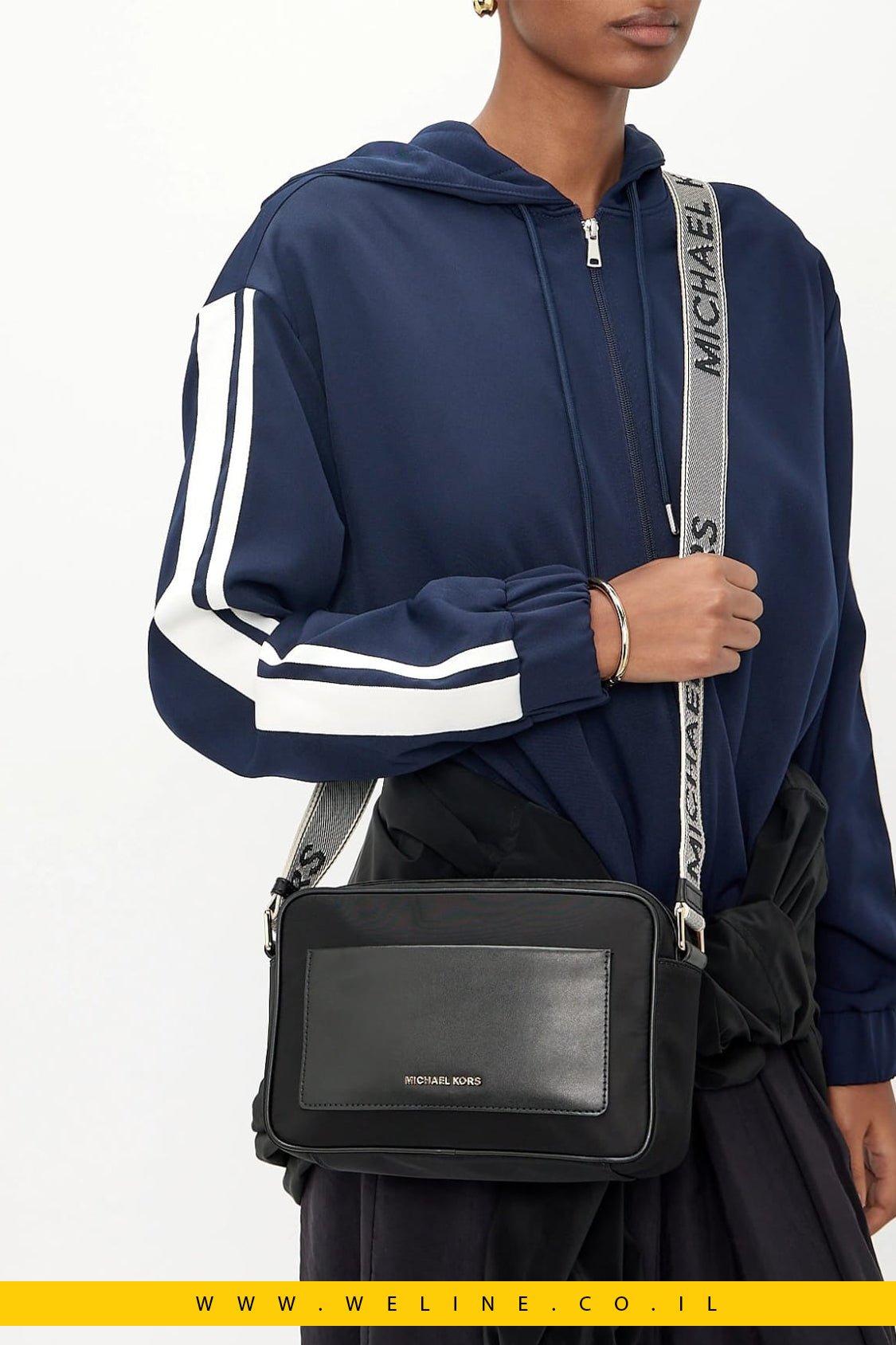 תיק קרוסבודי לנשים Michael Kors Jet Set Large EW - WELINE.CO.IL