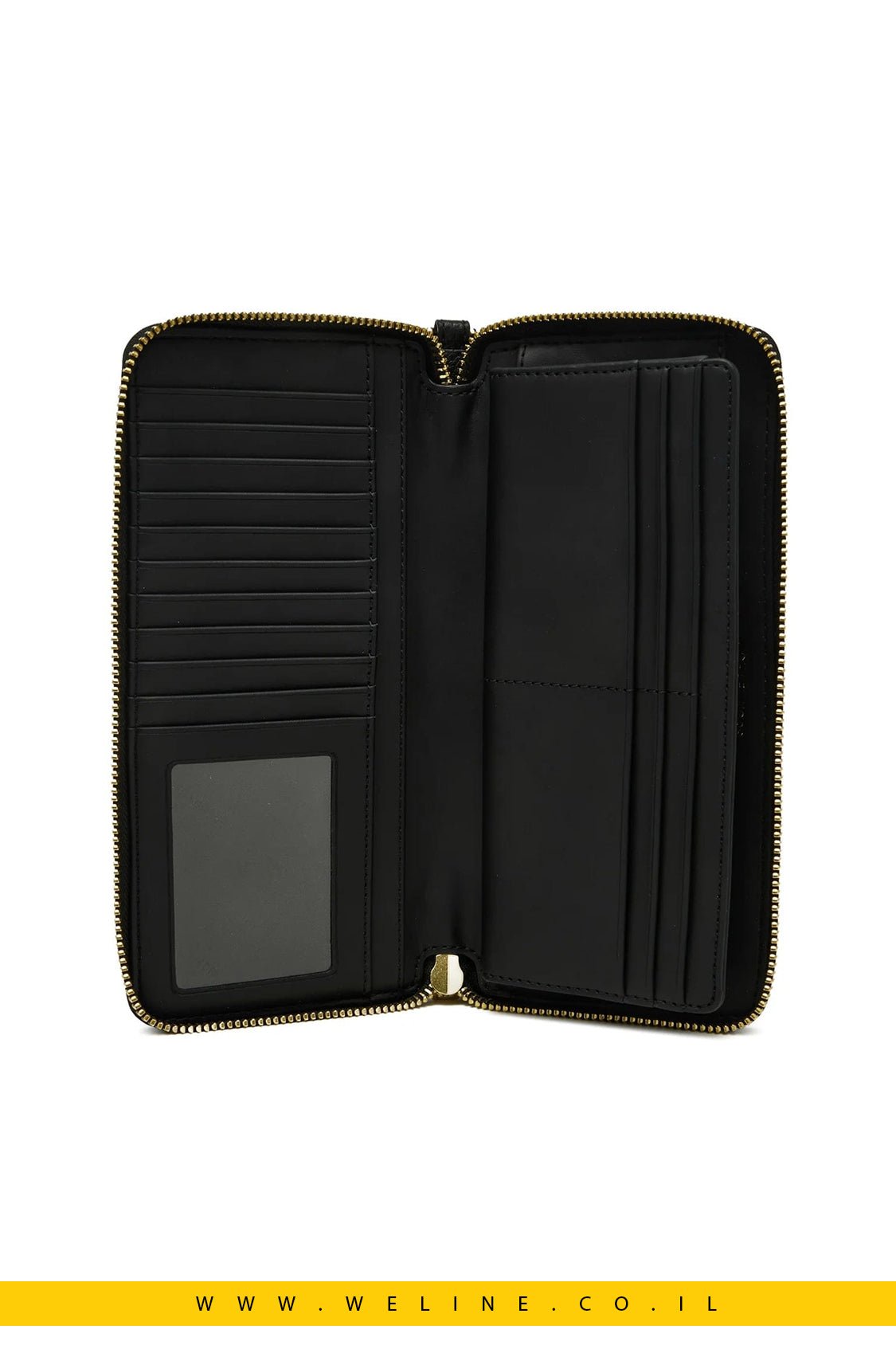 ארנק נשים Michael Kors Jet Set Travel Large Pebbled Leather Continental - WELINE.CO.IL
