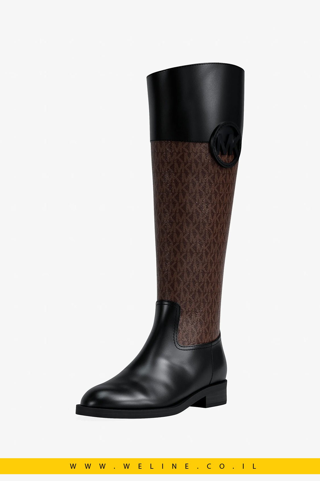 מגפיים לנשים Michael Kors Kimmee Signature Logo Boot - WELINE.CO.IL