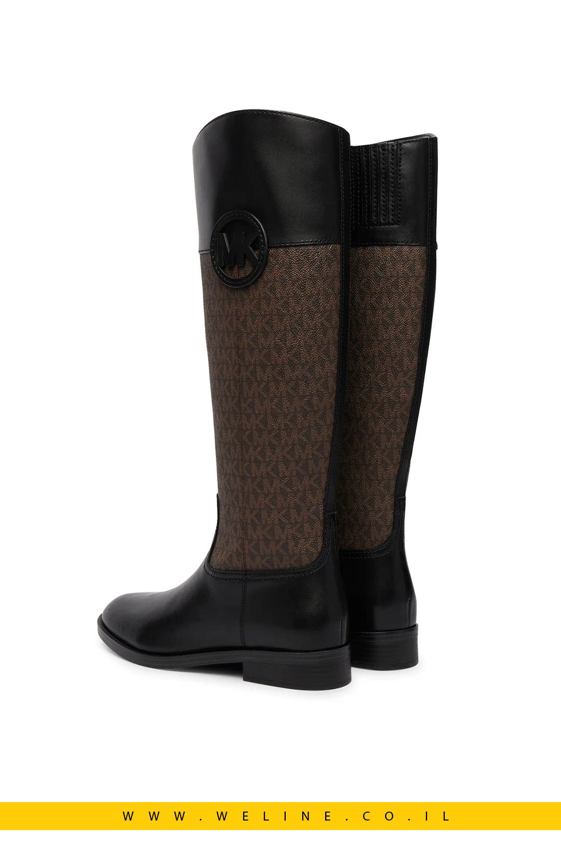 מגפיים לנשים Michael Kors Kimmee Signature Logo Boot - WELINE.CO.IL