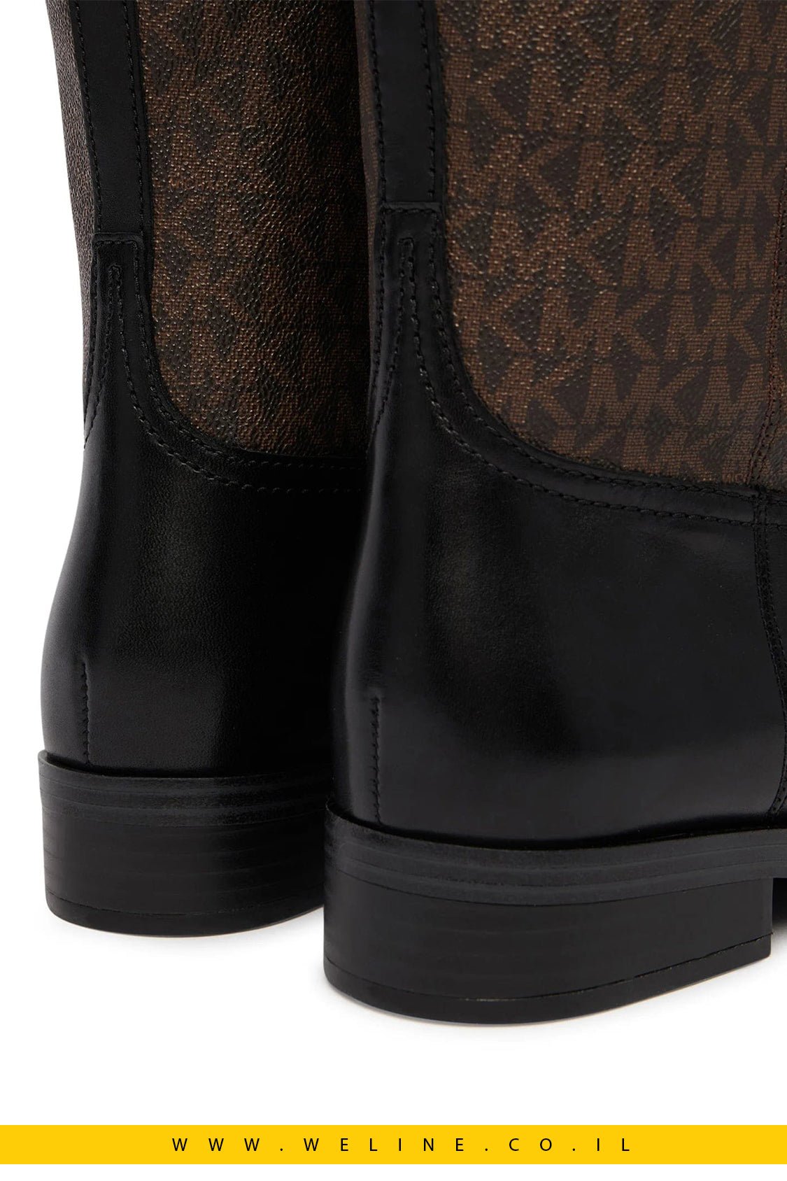 מגפיים לנשים Michael Kors Kimmee Signature Logo Boot - WELINE.CO.IL